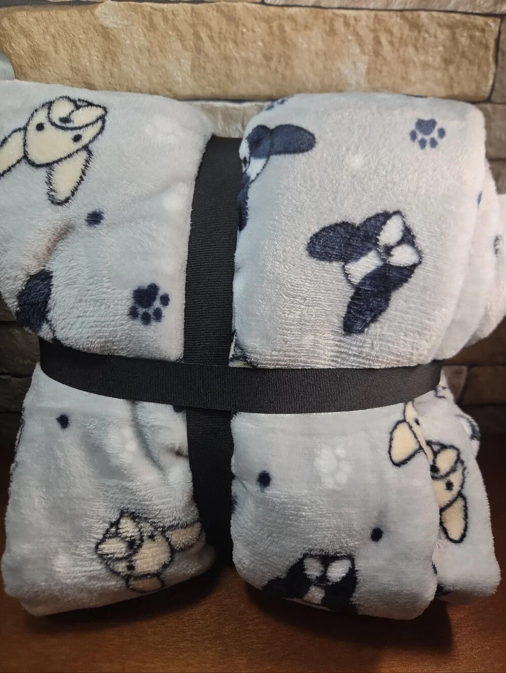Berkshire LusterSoft Throw Plush Boston Terrier French Bulldog 50
